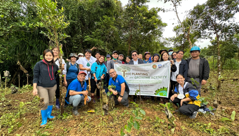 SESAM Conducts Tree Planting Activity At UP Land Grant SESAM