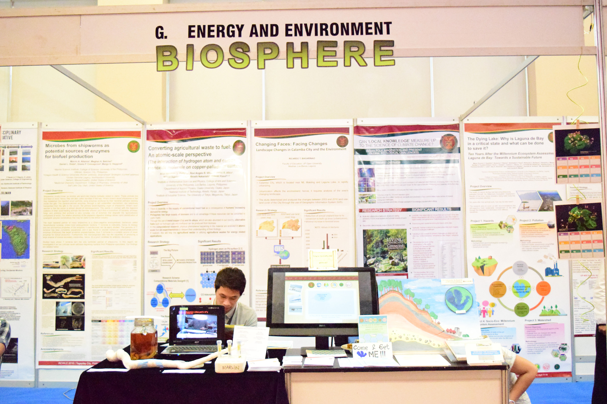 Energy and Environment Cluster Exhibit Bags First Place in UP Knowledge