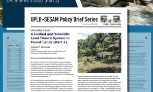 Two-part Policy Brief on Land Tenure is now out!