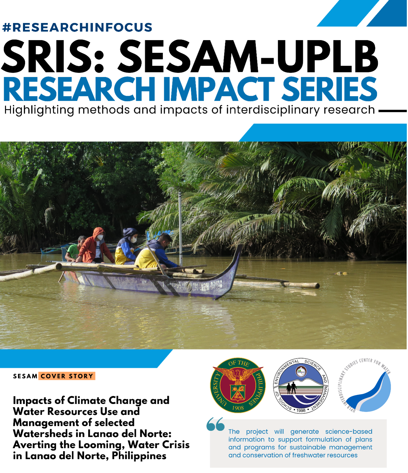 Impacts of climate change and water resources use and management of selected watersheds in Lanao del Norte: averting the looming water crisis